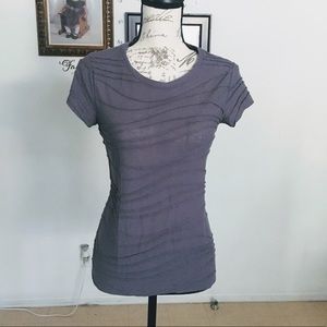 Simply Vera Vera Wang Gray Blouse